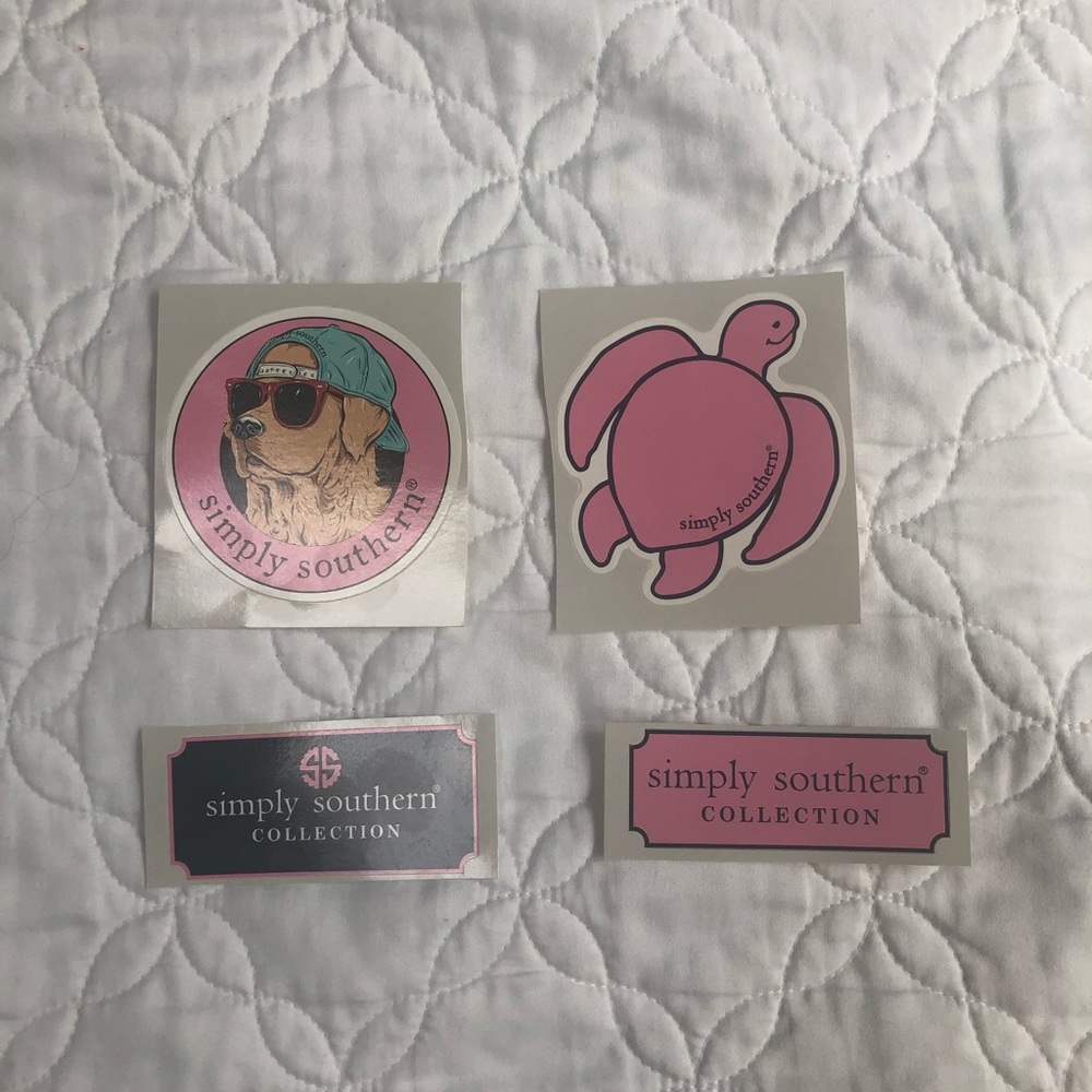 4 Simply Southern Stickers